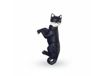 Dekoracja Ogrodu Plastikowe Figury Ręcznie Malowane Figurki Statue Kot Wiszący 60cm