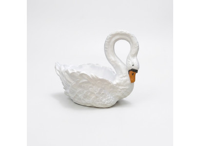 Łabędź Ozdobna Rzeźba Ogrodowa Figurki Posągi 54cm Wielkości Naturalnej Figura Plastikowa
