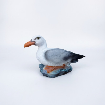 Dekoracyjna figurka mewy ptaka figurki ogrodowe rzeźba statuetki rzeźby 38cm Nowe