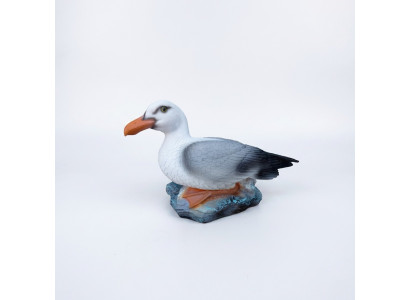 Dekoracyjna figurka mewy ptaka figurki ogrodowe rzeźba statuetki rzeźby 38cm Nowe