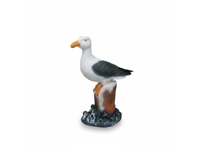 Dekoracyjna figura mewy ptaka w ogrodzie Figury rzeźby posągi rzeźby 43cm Nowe.