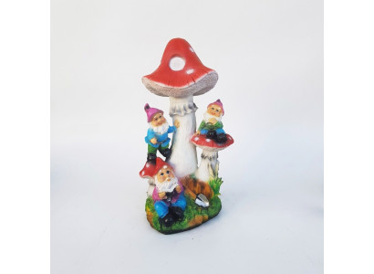 Rzeźba Dom grzyba Figura ogrodowa 51 cm Statuetki Figury Nowe M37