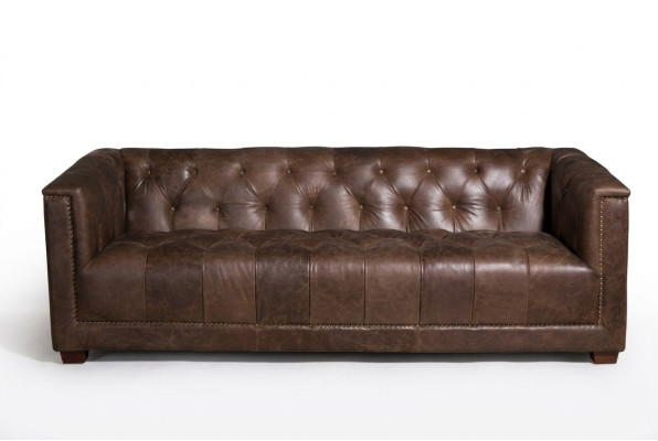 Chesterfield 3+1 miejsce do siedzenia Zestaw sofowy Sofa Kanapa Materiał Skóra Couchen Ustawić