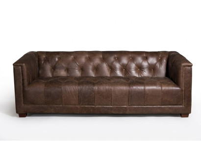 Chesterfield 3+1 miejsce do siedzenia Zestaw sofowy Sofa Kanapa Materiał Skóra Couchen Ustawić