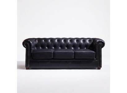 Chesterfield Sofa Couch Podkładka Materiał Skóra Deko Ustawić Podkładkę Kanapy