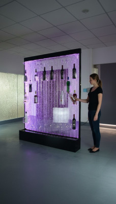 Led Water Ściana Bar Półka Kolumna Wodna Kolumny Nablatowe Półki Projektant