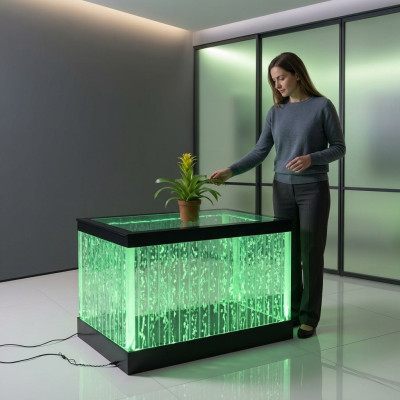 Design Stolik kawowy Kolumny wodne Kolumna wodna Sofa stoły LED