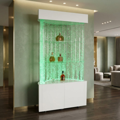 LED Półka Bar Woda Ściana Dekoracja Kolumny Podświetlane Ściany Wodne Lada Barowa