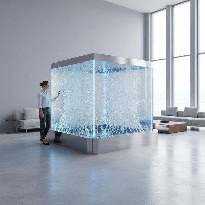 Panel ścienny LED ściana wodna ściana wodna bąbelki wodne Ściana