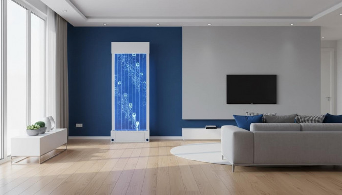 Przegroda Półka Szafa ściana wodna kolumna ściana Waterwall LED