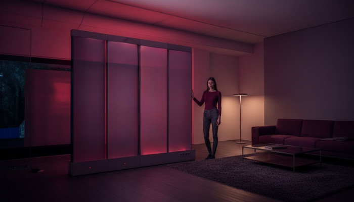 Panel ścienny na bańki wodne LED ścienna dekoracyjna designerska woda Ściana