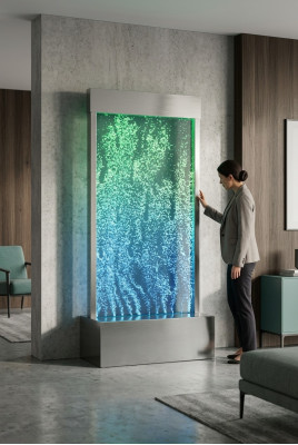 Panel Ścienny LED Ściana Wodna Ściana Wodna Bąbelki Dekoracyjne Nowoczesne Ściana