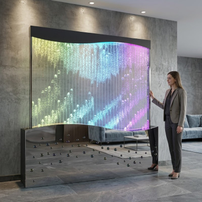 Panel ścienny bańki wodne LED designerska ściana wodna woda Ściana
