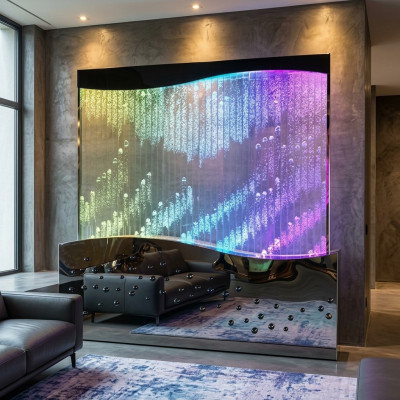 Panel ścienny bańki wodne LED designerska ściana wodna woda Ściana