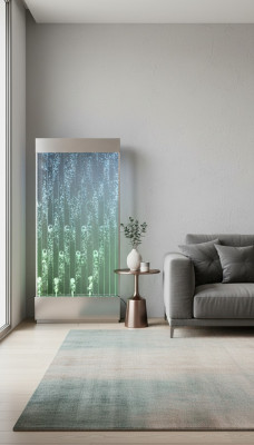 Panel ścienny na bańki wodne LED dekoracyjna ściana wodna designerska ściana wodna Ściana