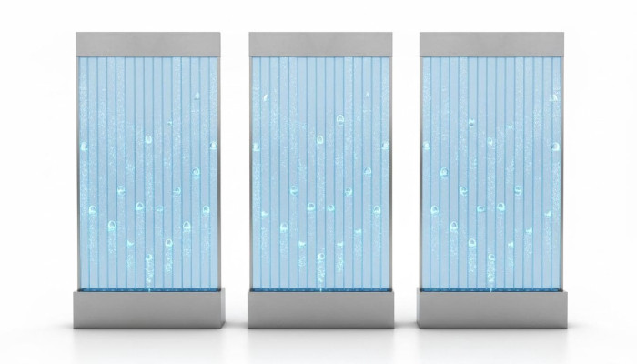 Panel ścienny na bańki wodne LED Nowa designerska ściana wodna Ściana Podświetlana