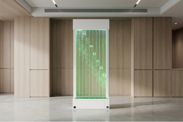 Przegroda Półka Szafa słup wodny ściana LED 100x200