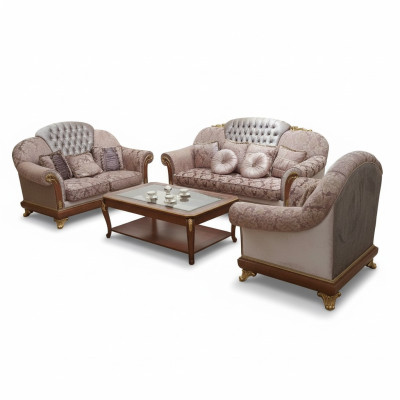 Zestaw sofowy 321 miejsce do siedzenia Zestaw Design Sofa Podkładka Kanapy Kanapa Nowość 3 szt.