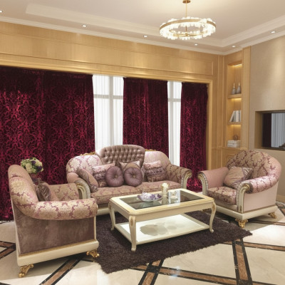 Zestaw sofowy 3+1+1 miejsce do siedzenia Zestaw Design Sofy Podkładka Classic Couches