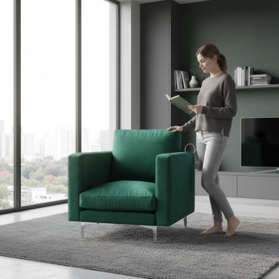 Salon Fotel PolsterFotel Krzesło Pokój dzienny Sypialnia 6x Grupa