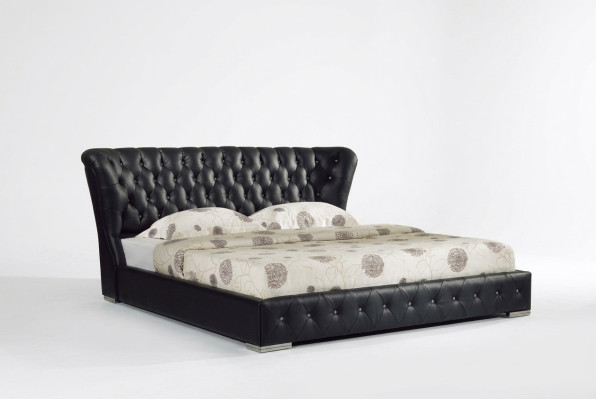 Designerskie łóżko skrzyniowe Łóżko tapicerowane Łóżko hotelowe Łóżko hotelowe Chesterfield