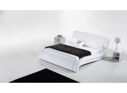 Łóżko łóżko Podkładka Double Marriage Hotel Luxury Skóra Modern Deco Designer