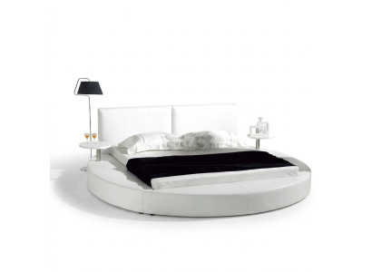 Okrągłe łóżko Modern Design Luksusowa Podkładka Okrągły łóżka Włókienniczy Materiał
