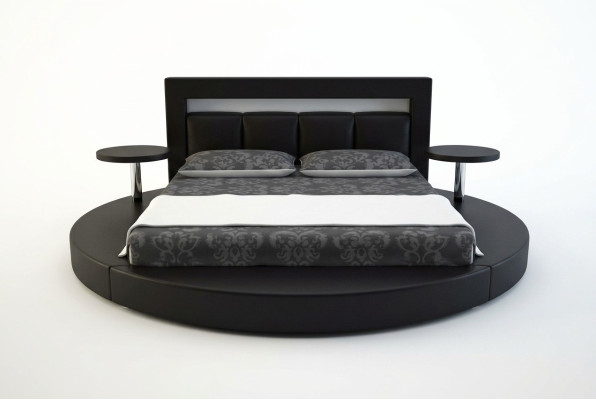 Okrągłe łóżko Design łóżka Łóżko tapicerowane łóżko okrągłe Podkładka Round