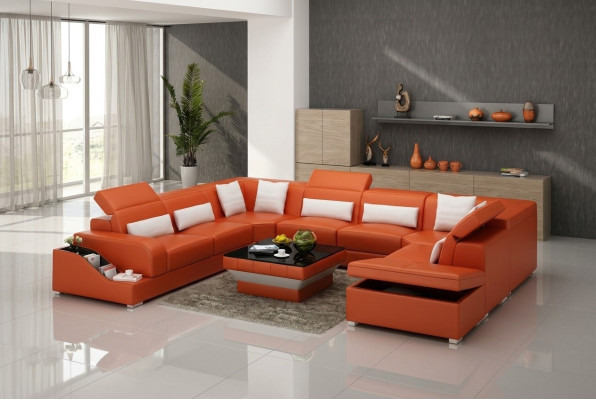Skóra Sofa stoły Czarny stolik kawowy Szklany stolik Kwadratowy stolik