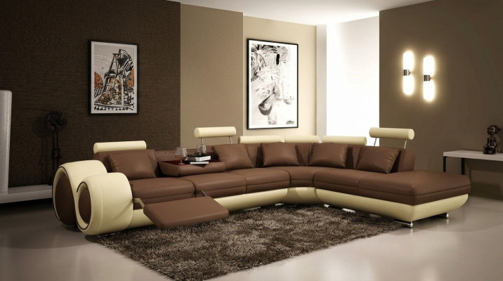 Sofa Narożnikowa kanapa Kanapa Podkładka Siedziba Żywy krajobraz Ustawić L-shape Material