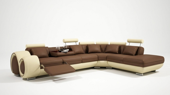 Sofa Narożnikowa kanapa Kanapa Podkładka Siedziba Żywy krajobraz Ustawić L-shape Material
