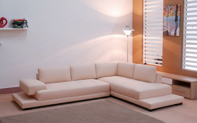 Narożnik kanapa Skóra Sofa Kanapa Podkładka Narożnik Siedziba Żywy krajobraz Ustawić