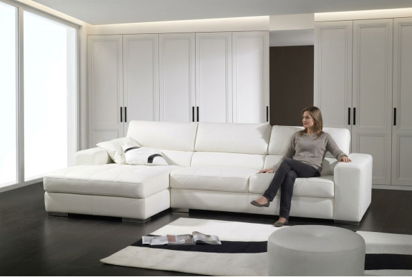 Narożnik Zestaw narożny Sofa w kształcie litery L Narożnikowa kanapa Podkładka Couch Żywy krajobraz