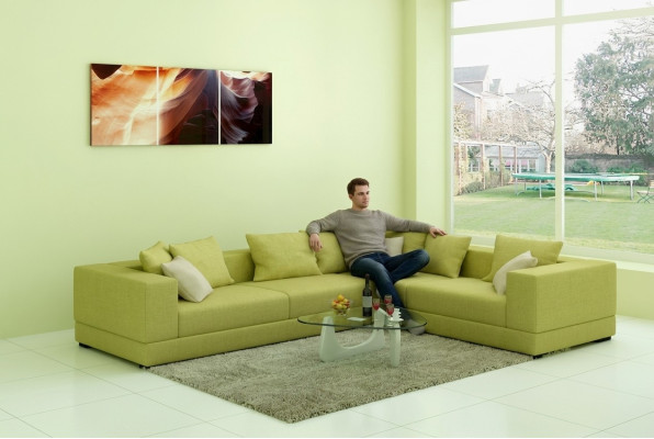 Sofa Nowoczesna Podkładka Włókienniczy Couch Design Narożnikowa kanapa Kanapy Materiał