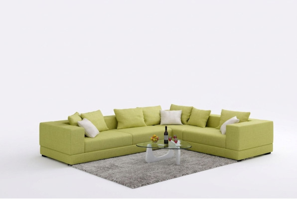 Sofa Nowoczesna Podkładka Włókienniczy Couch Design Narożnikowa kanapa Kanapy Materiał