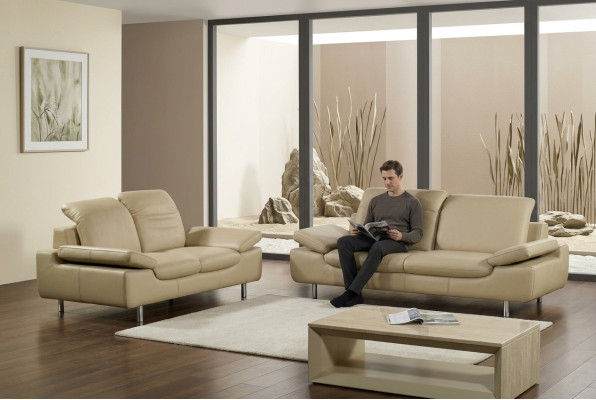 Zestaw sofowy Sofa Sofa Skórzana sofa Siedziba Podkładka Obcios Sofy 3 1 Siedziba