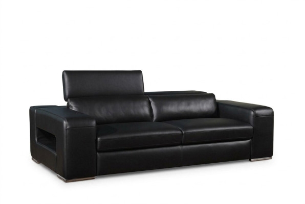 Zestaw sofowy Design Kanapy Sofy Podkładka Skóra 311 miejsce do siedzenia Obcios Set