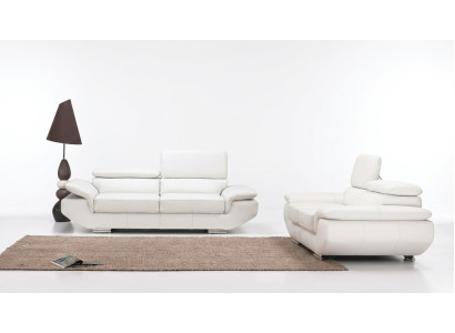 Luksusowe Meble Zestaw sofowy Sofa Podkładka 3+2 Sofa skórzana Zestaw kanapowy Ustawić