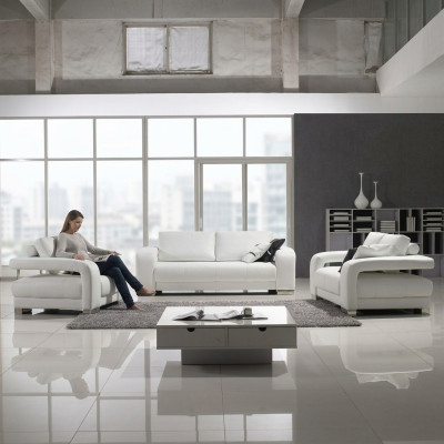 Design Kanapy Sofy Podkładka 32 miejsce do siedzenia Zestaw sofowy Zestaw Skóra Sofa Obcios