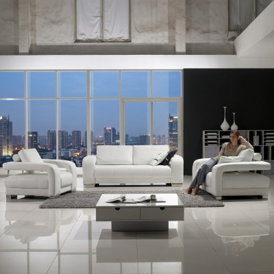 Zestaw sofowy Design Couches Podkładka Skóra 311 miejsce do siedzenia Obcios Zestaw Skóra