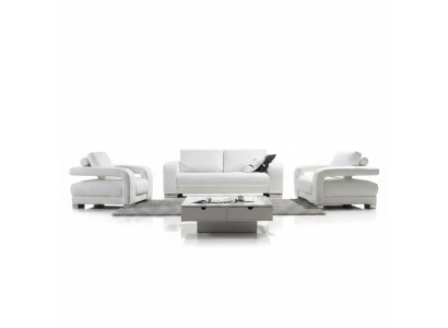 Zestaw sofowy Design Couches Podkładka Skóra 311 miejsce do siedzenia Obcios Zestaw Skóra