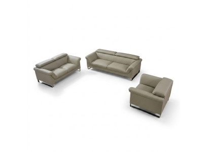 Zestaw sofowy skórzana sofa kanapa miejsce do siedzenia zestaw sofa podkładka kanapa 3-częściowy fotel