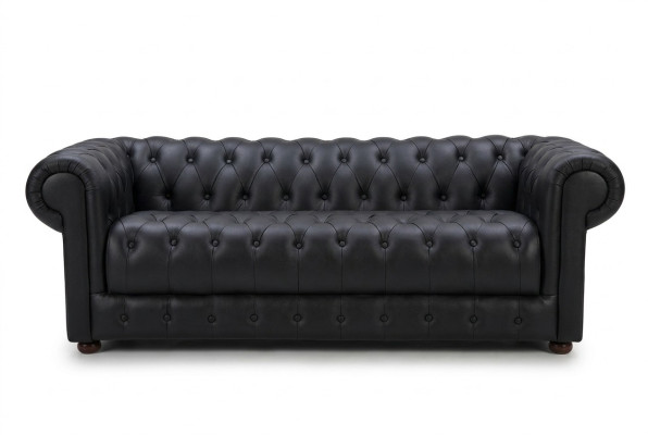 Chesterfield Couches Sofy Skóra 3+2 miejsce do siedzenia Zestaw sofowy Obcios Set