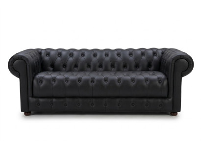 Chesterfield Couches Sofy Skóra 3+2 miejsce do siedzenia Zestaw sofowy Obcios Set