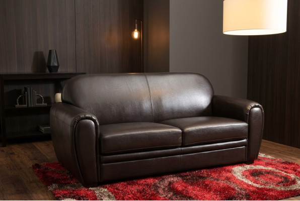 Chesterfield Couches Podkładka Skóra 32 miejsce do siedzenia Zestaw sofowy Obcios Set Sofas