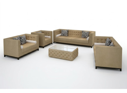 Skórzana sofa kanapa zestawy sof miejsce siedzące Ustawić Design Modern Sofa