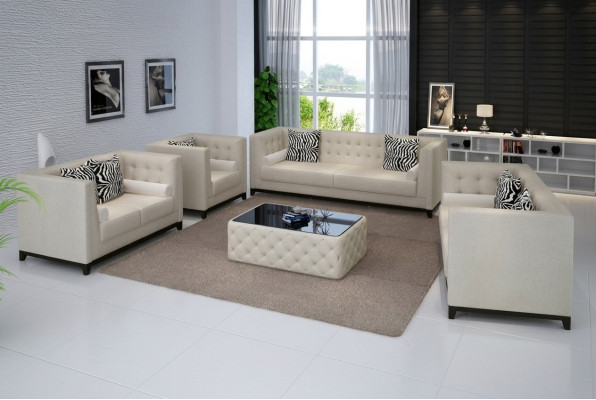 Zestaw sofowy Obcios Set Design Sofy Podkładka Kanapy Skóra 3 2 miejsce do siedzenia