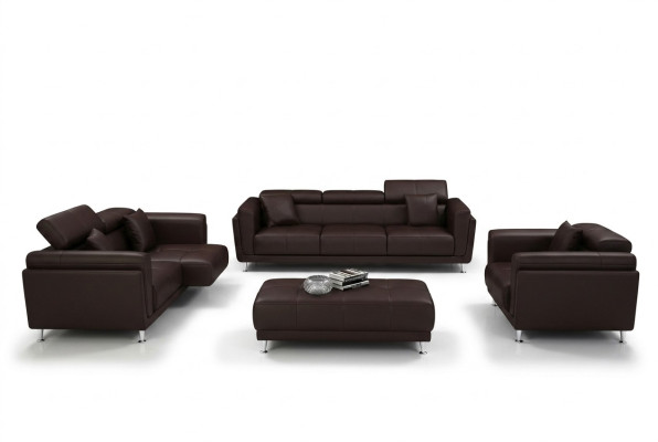 Obcios Design Kanapy Sofy Podkładka 32 miejsce do siedzenia Zestaw sofowy Zestaw Skóra Sofa