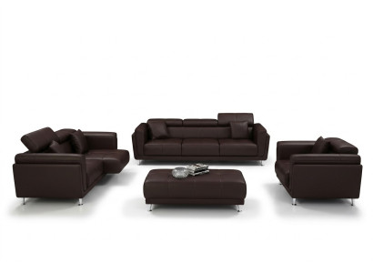 Obcios Design Kanapy Sofy Podkładka 32 miejsce do siedzenia Zestaw sofowy Zestaw Skóra Sofa
