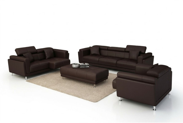 Design Kanapy Sofy Podkładka 311 miejsce do siedzenia Zestaw sofowy Zestaw Skóra Sofa